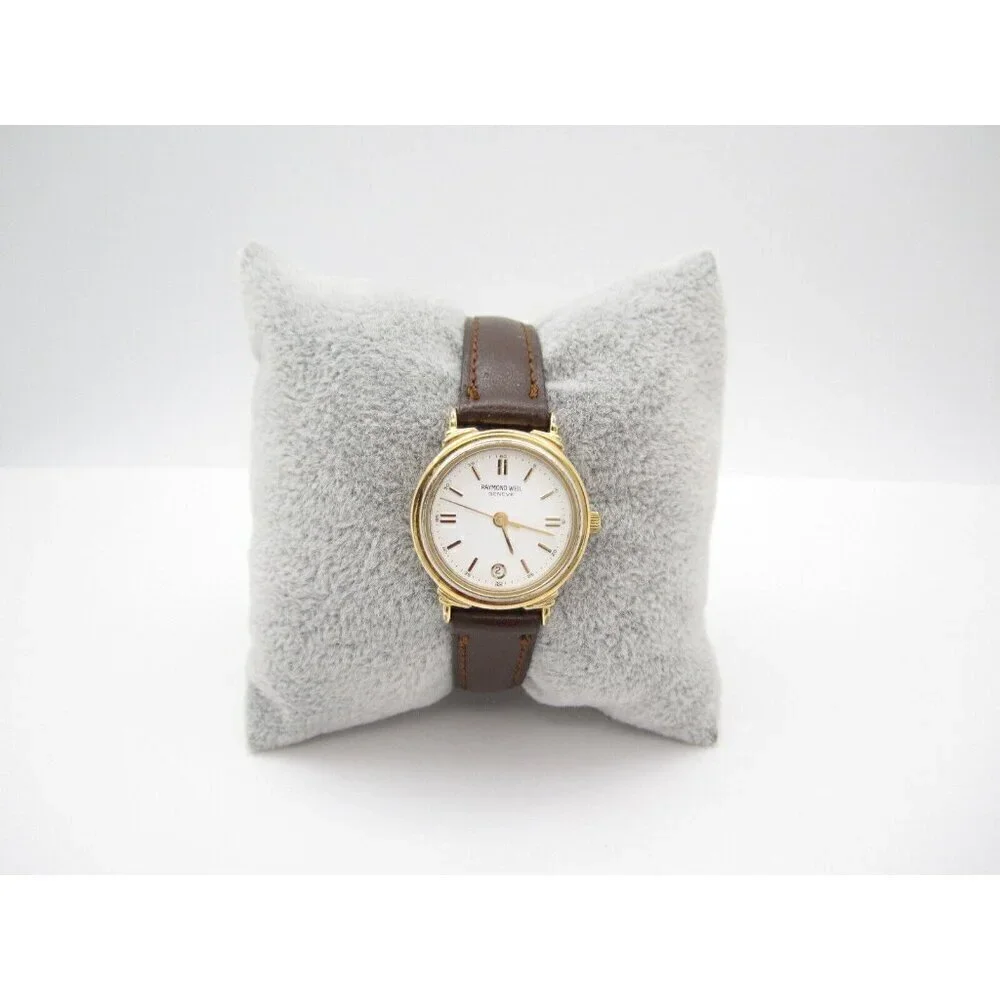 Women Raymond Weir Geneve Quartz WR Analog 25mm Dial Causal Round Watch (G280)